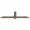 Ekena Millwork Eugene Smooth Timber Gable Bracket, Douglas Fir, 48"W x 14"H x 1 1/2"D x 3 1/2"F, 7/12 Pitch GBW048X14X0204EUG00SDF - alternate 3
